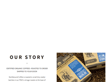 Tablet Screenshot of northboundcoffee.com